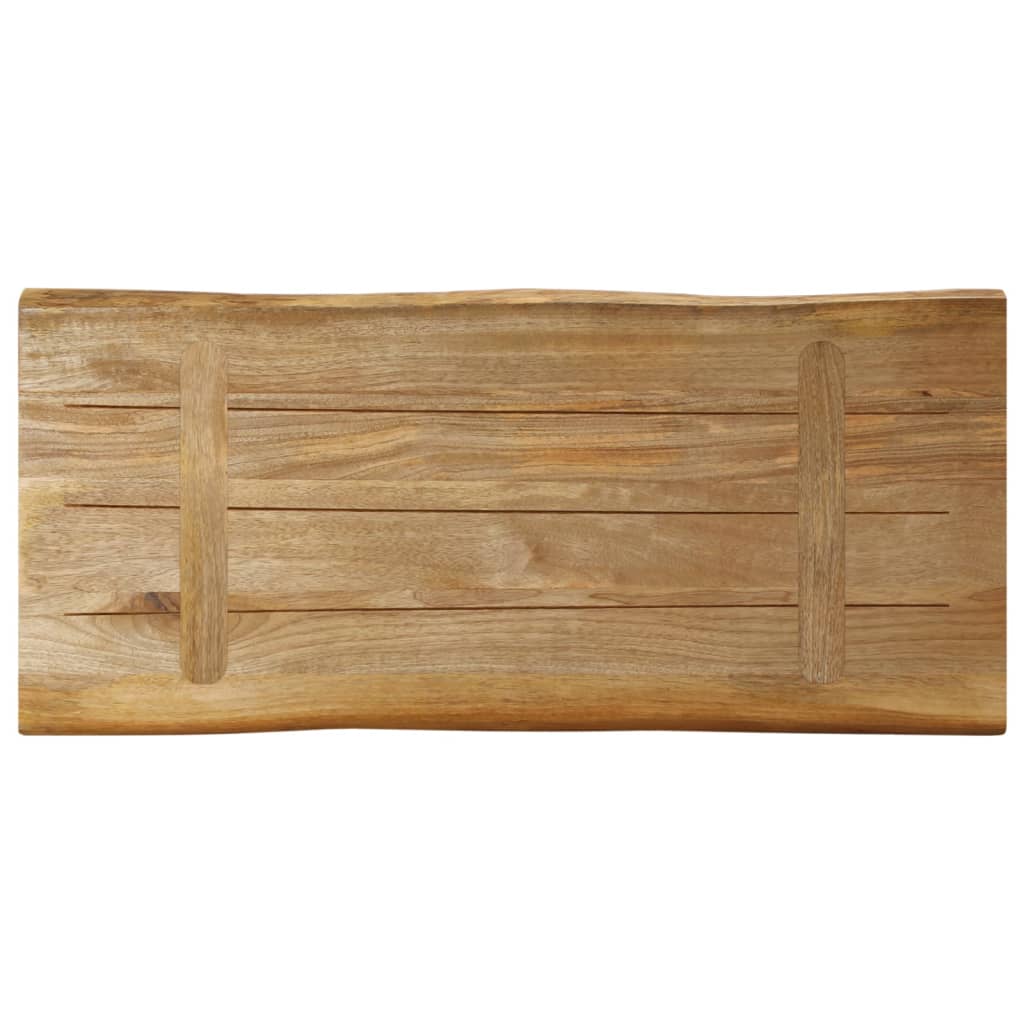 vidaXL Blat stołu z naturalną krawędzią, 80x40x2,5 cm, drewno mango