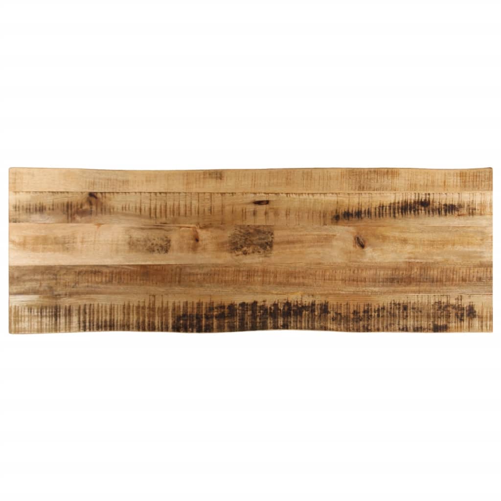 vidaXL Blat stołu z naturalną krawędzią, 140x40x2,5 cm, drewno mango