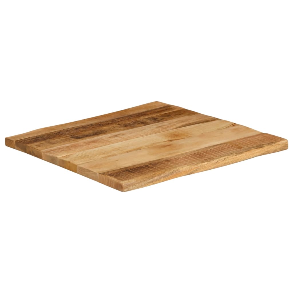 vidaXL Blat stołu z naturalną krawędzią, 60x60x2,5 cm, drewno mango