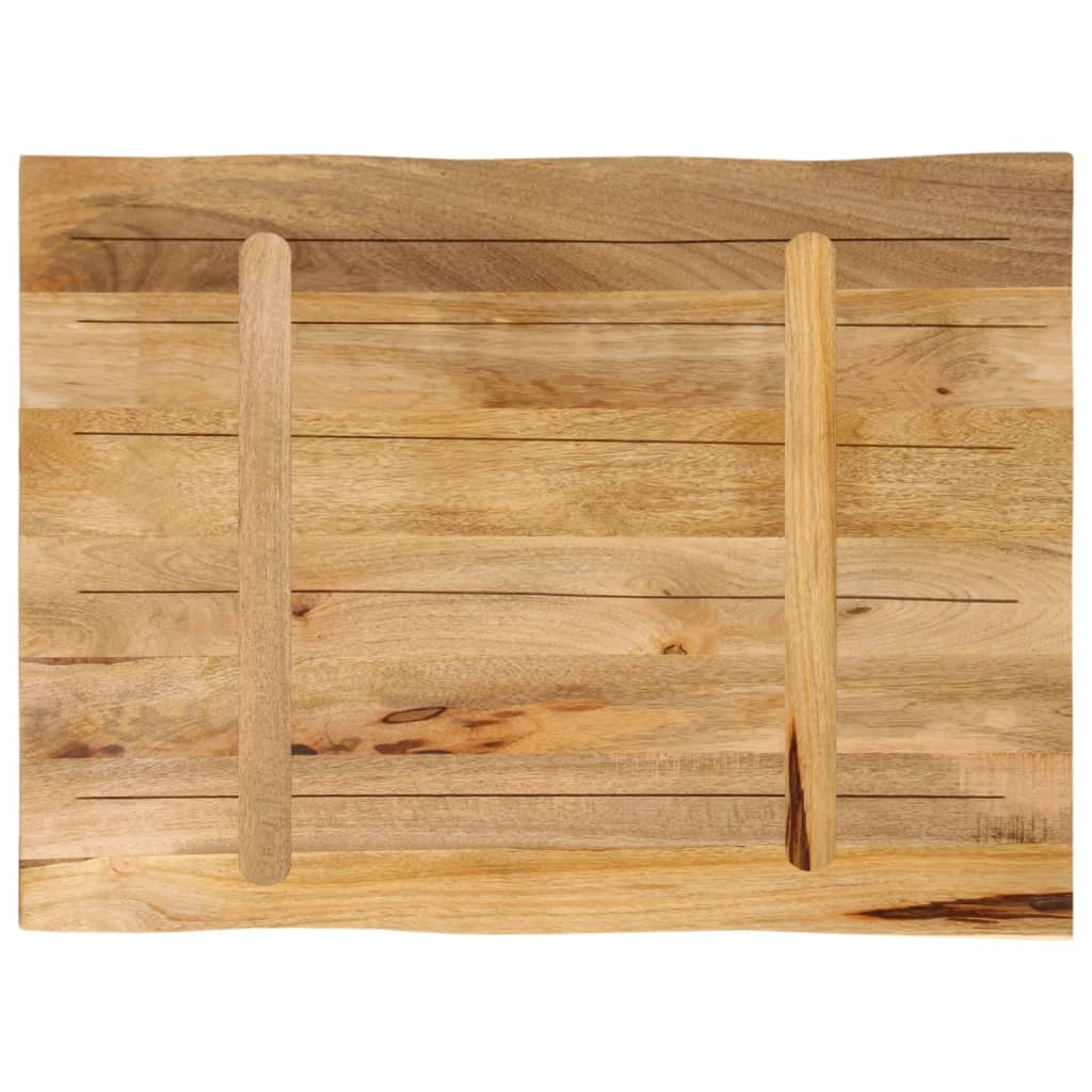 vidaXL Blat stołu z naturalną krawędzią, 70x60x2,5 cm, drewno mango