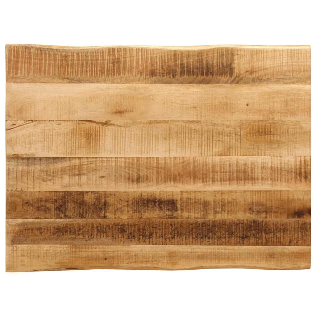 vidaXL Blat stołu z naturalną krawędzią, 80x60x2,5 cm, drewno mango