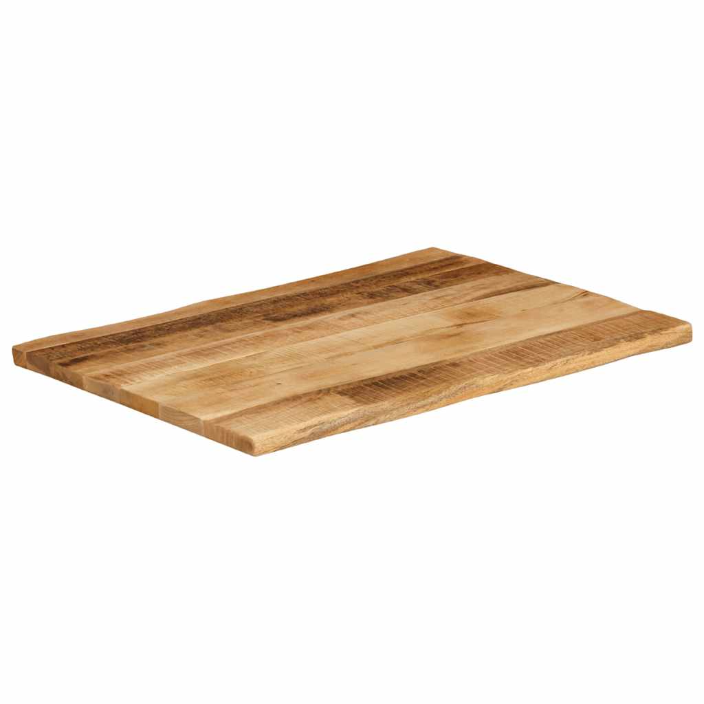vidaXL Blat stołu z naturalną krawędzią, 80x60x2,5 cm, drewno mango