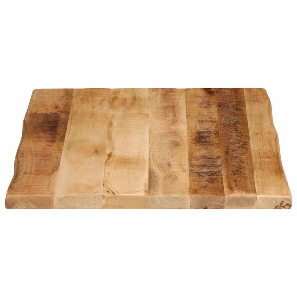 vidaXL Blat stołu z naturalną krawędzią, 80x60x2,5 cm, drewno mango