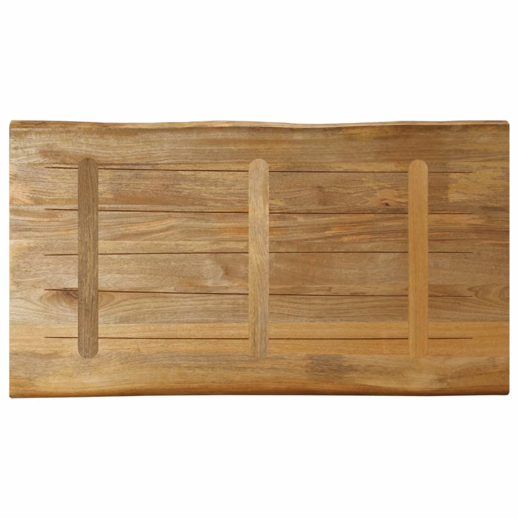 vidaXL Blat stołu z naturalną krawędzią, 100x60x2,5 cm, drewno mango
