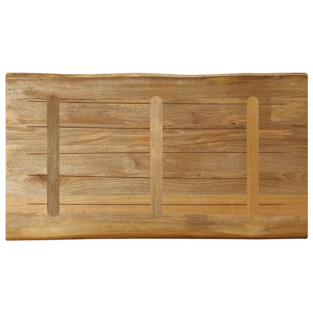 vidaXL Blat stołu z naturalną krawędzią, 110x60x2,5 cm, drewno mango