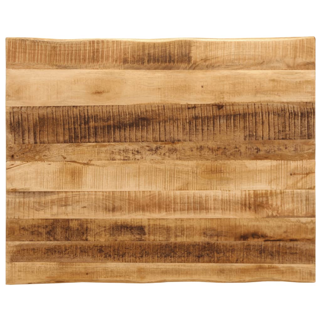 vidaXL Blat stołu z naturalną krawędzią, 100x80x2,5 cm, drewno mango
