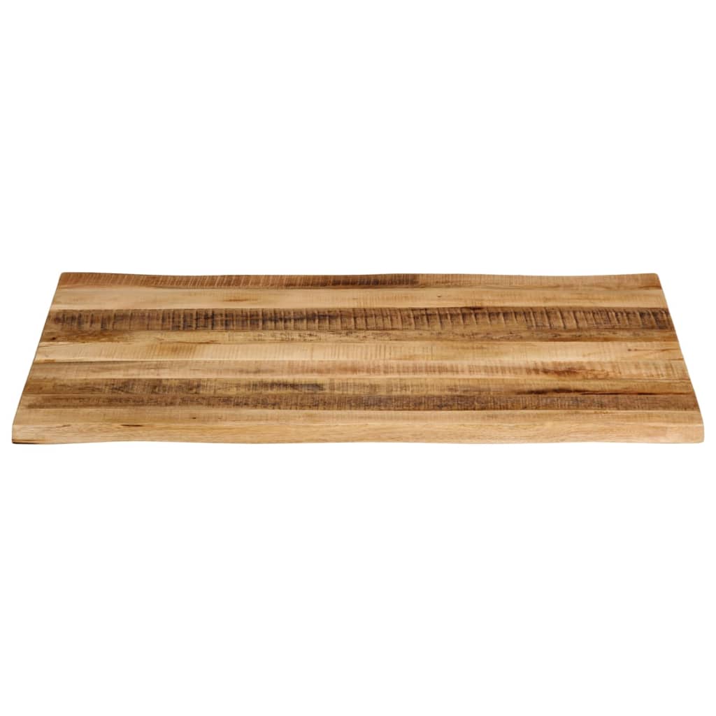 vidaXL Blat stołu z naturalną krawędzią, 100x80x2,5 cm, drewno mango