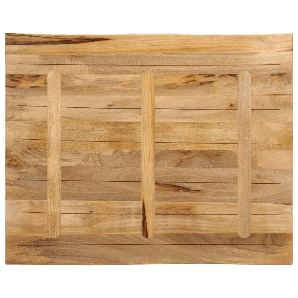vidaXL Blat stołu z naturalną krawędzią, 110x80x2,5 cm, drewno mango