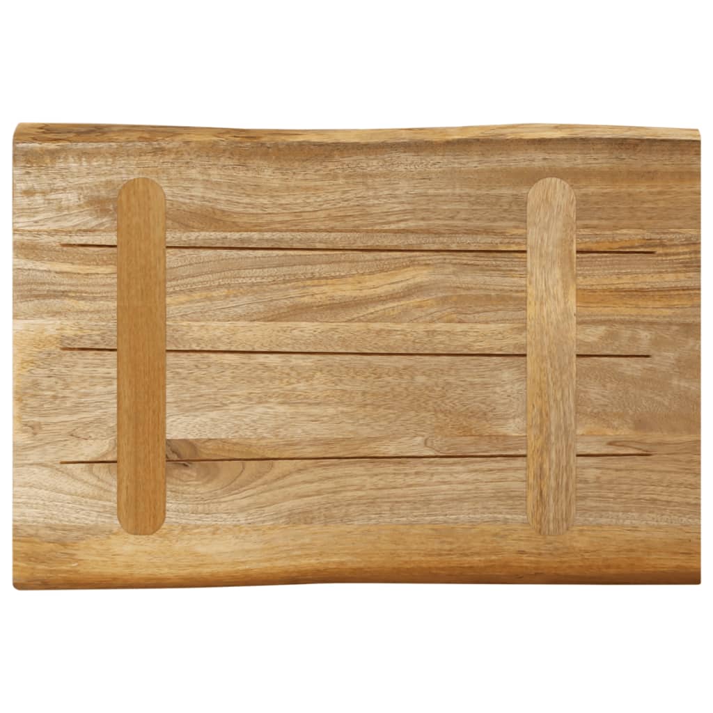 vidaXL Blat stołu z naturalną krawędzią, 70x40x3,8 cm, drewno mango