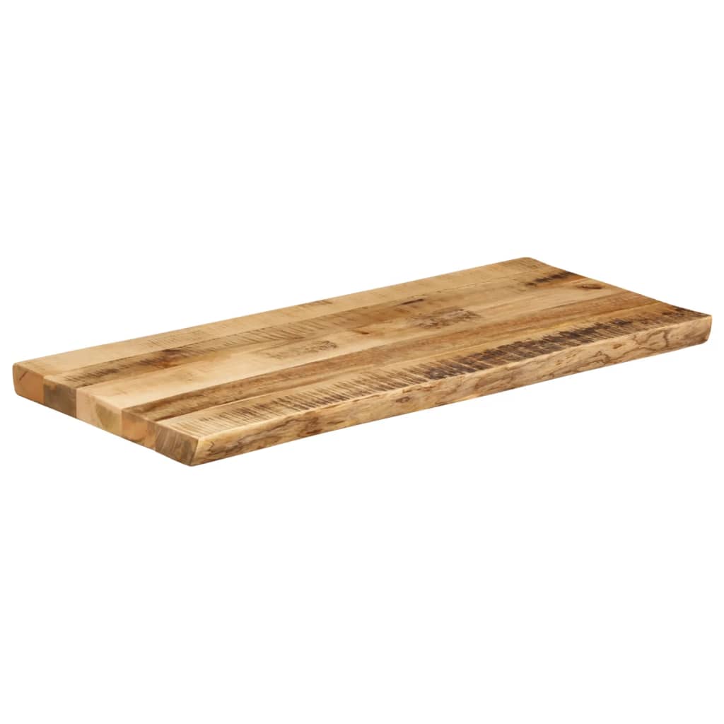 vidaXL Blat stołu z naturalną krawędzią, 100x40x3,8 cm, drewno mango