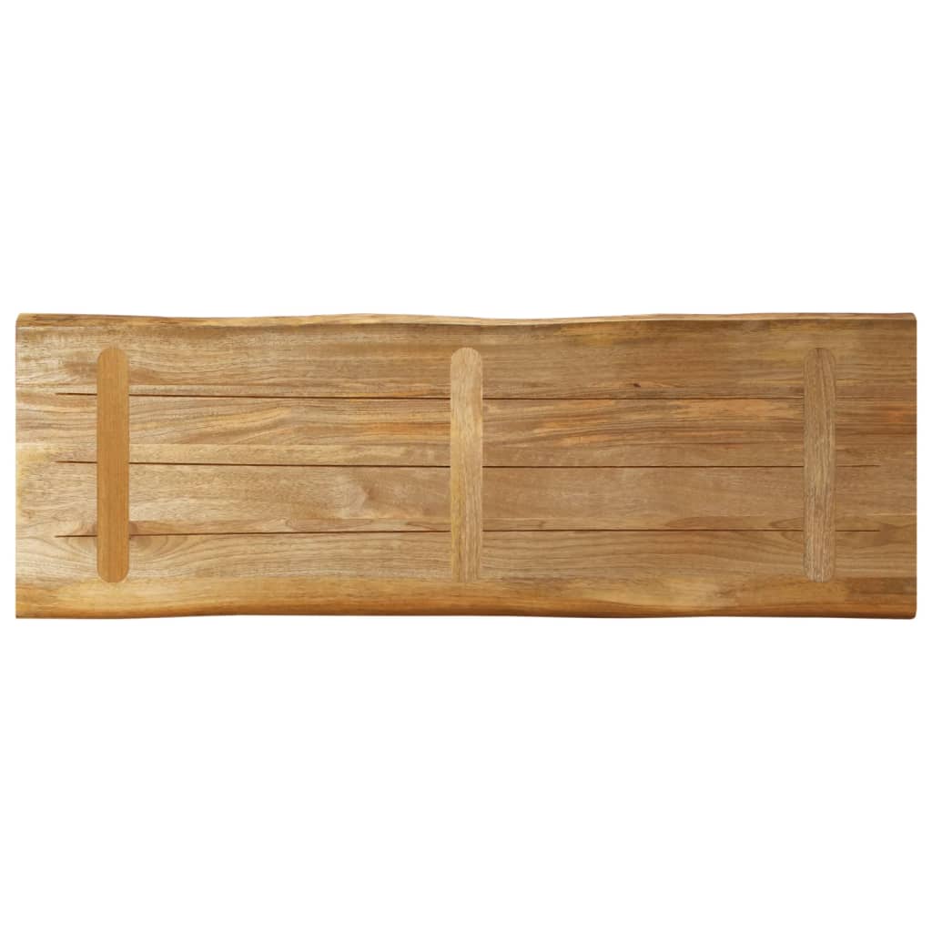 vidaXL Blat stołu z naturalną krawędzią, 110x40x3,8 cm, drewno mango