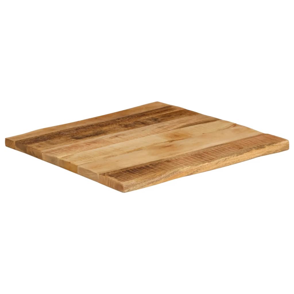 vidaXL Blat stołu z naturalną krawędzią, 60x60x3,8 cm, drewno mango