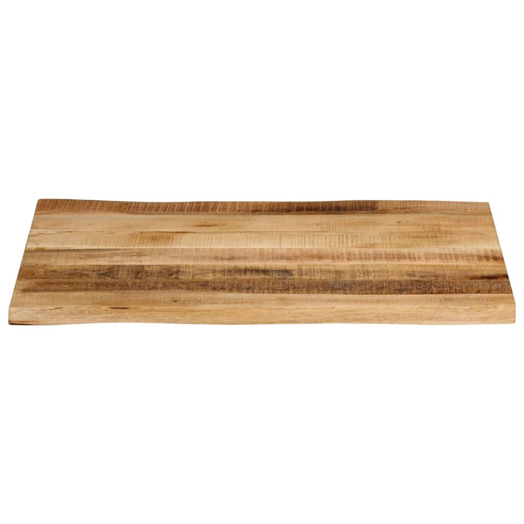 vidaXL Blat stołu z naturalną krawędzią, 80x60x3,8 cm, drewno mango