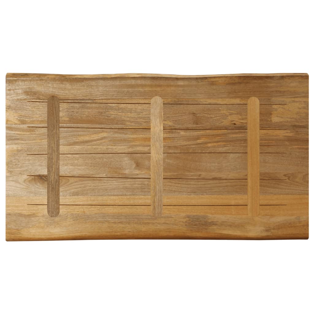vidaXL Blat stołu z naturalną krawędzią, 120x60x3,8 cm, drewno mango