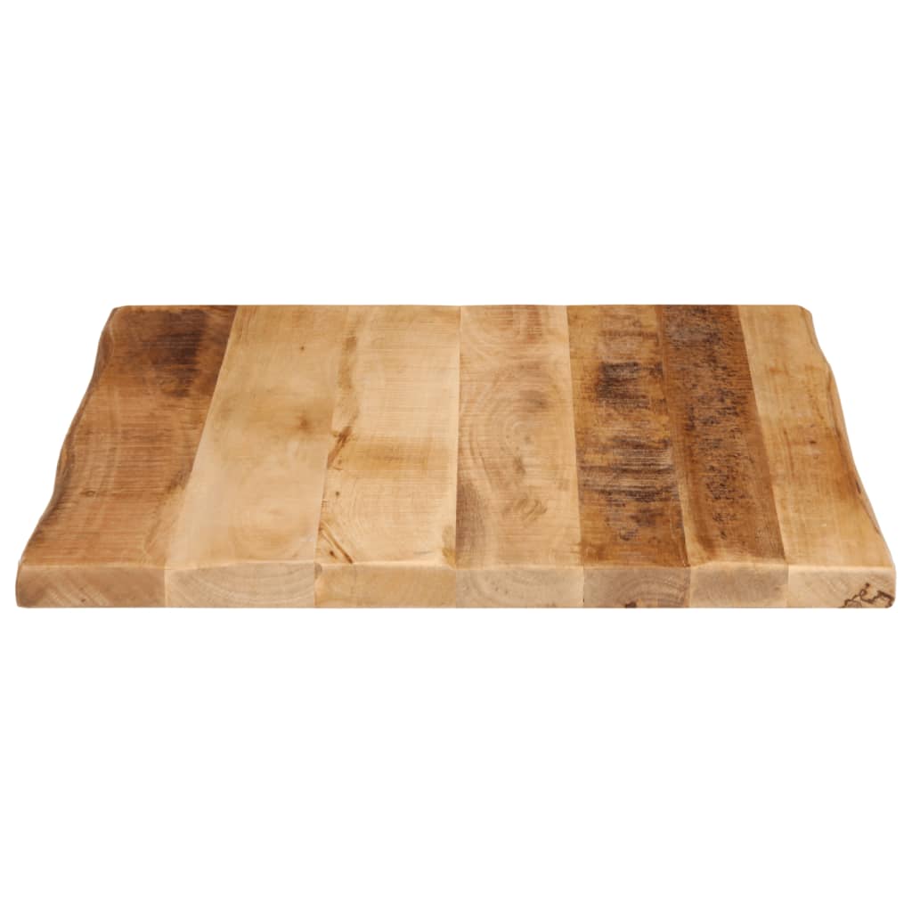 vidaXL Blat stołu z naturalną krawędzią, 80x80x3,8 cm, drewno mango
