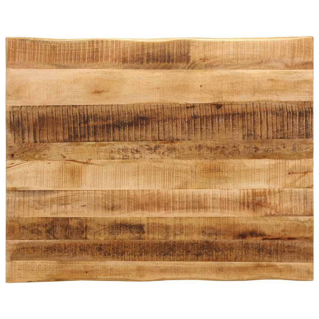 vidaXL Blat stołu z naturalną krawędzią, 100x80x3,8 cm, drewno mango