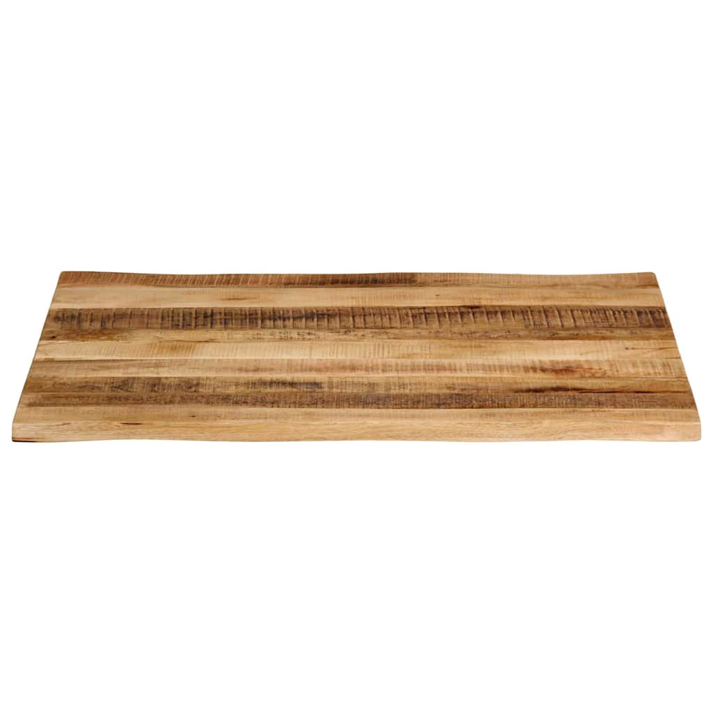 vidaXL Blat stołu z naturalną krawędzią, 100x80x3,8 cm, drewno mango