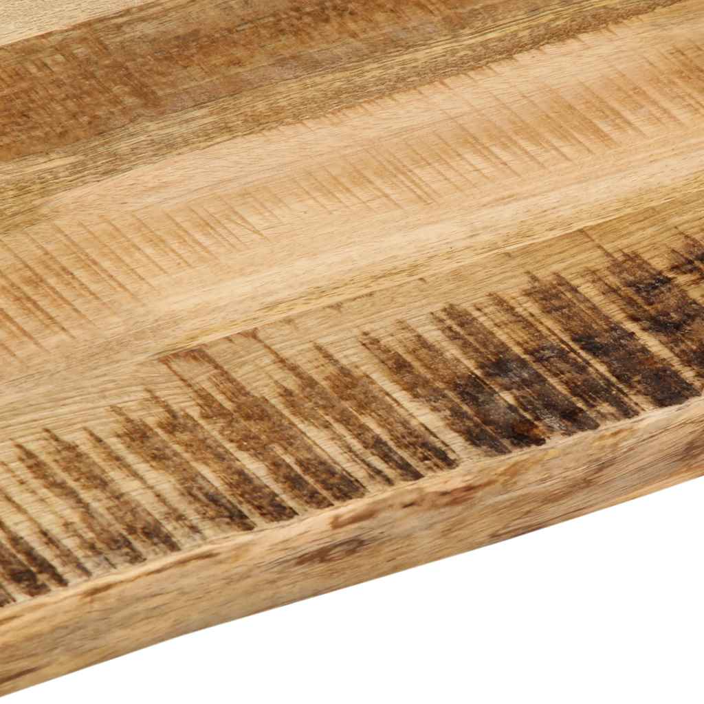 vidaXL Blat stołu z naturalną krawędzią, 100x80x3,8 cm, drewno mango