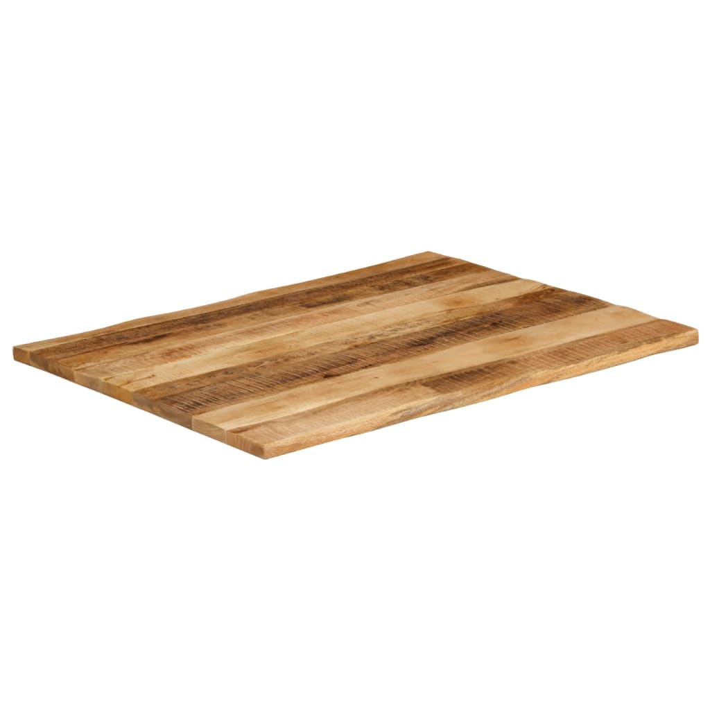 vidaXL Blat stołu z naturalną krawędzią, 110x80x3,8 cm, drewno mango