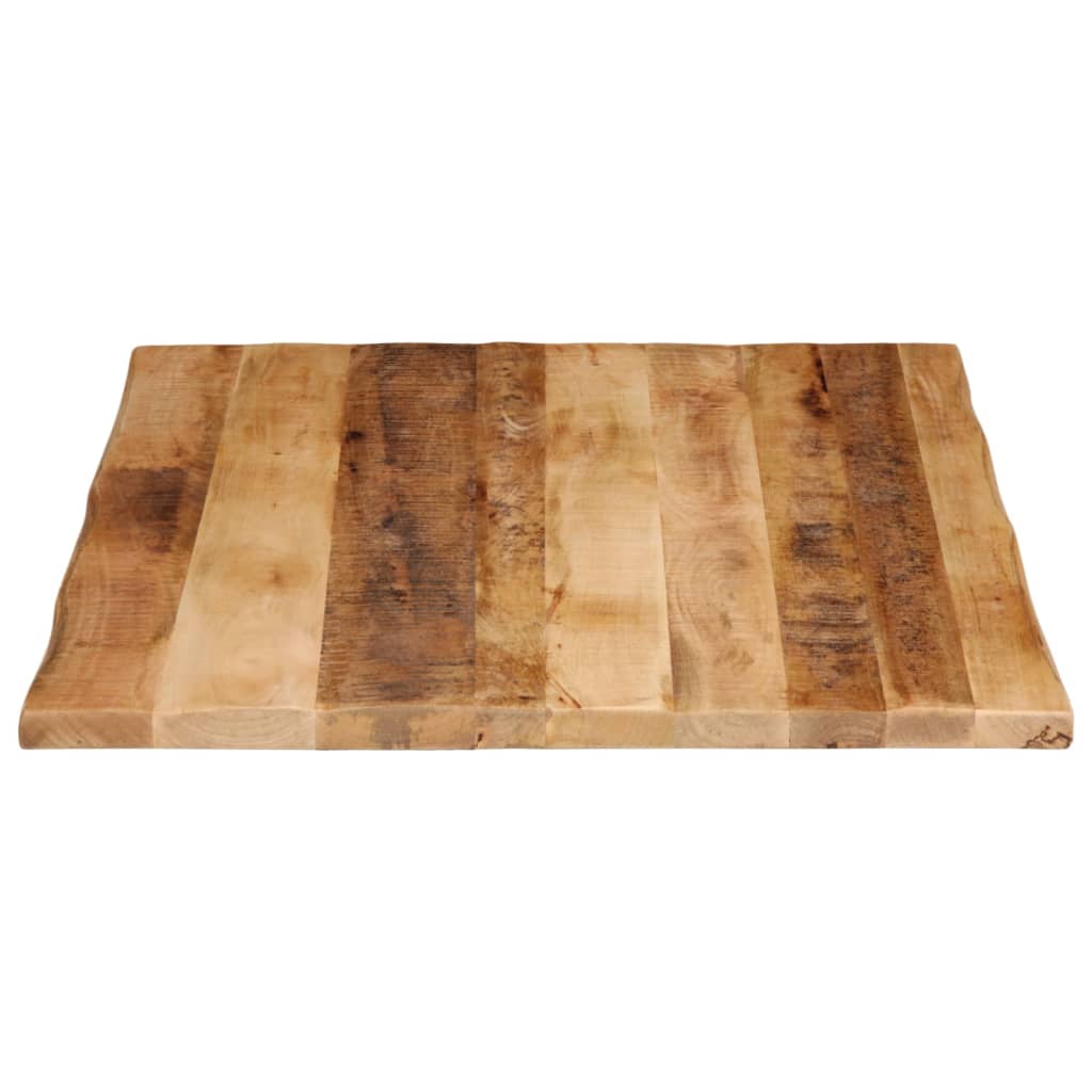 vidaXL Blat stołu z naturalną krawędzią, 110x80x3,8 cm, drewno mango