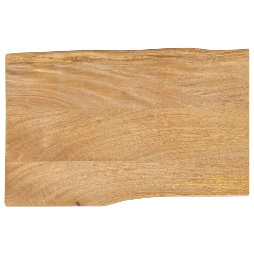 vidaXL Blat stołu, 50x40x2,5 cm, naturalna krawędź, lite drewno mango
