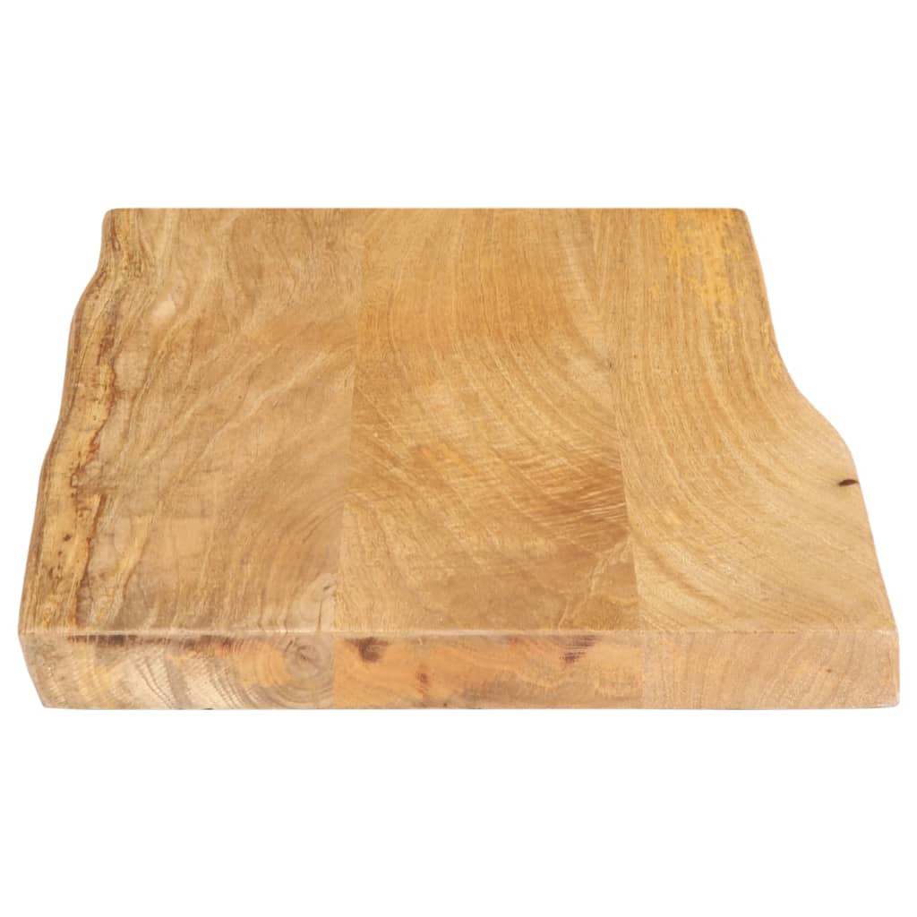 vidaXL Blat stołu, 50x40x2,5 cm, naturalna krawędź, lite drewno mango