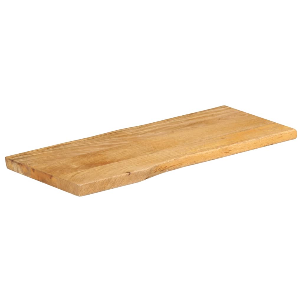 vidaXL Blat stołu, 80x40x2,5 cm, naturalna krawędź, lite drewno mango