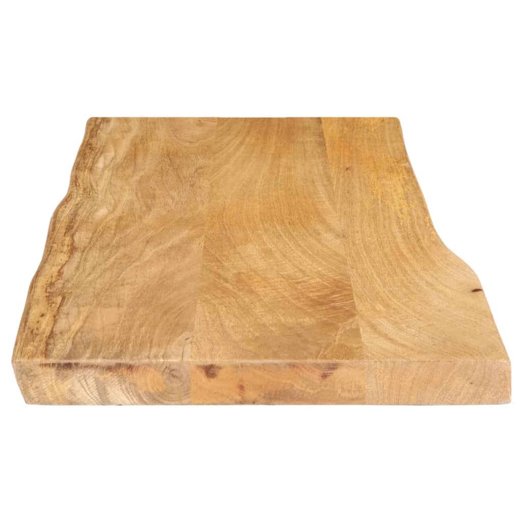 vidaXL Blat stołu, 80x40x2,5 cm, naturalna krawędź, lite drewno mango