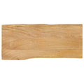 vidaXL Blat stołu, 100x40x2,5 cm, naturalna krawędź, lite drewno mango