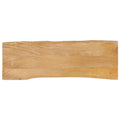 vidaXL Blat stołu, 140x40x2,5 cm, naturalna krawędź, lite drewno mango