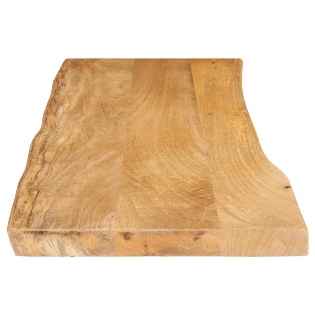 vidaXL Blat stołu, 140x40x2,5 cm, naturalna krawędź, lite drewno mango