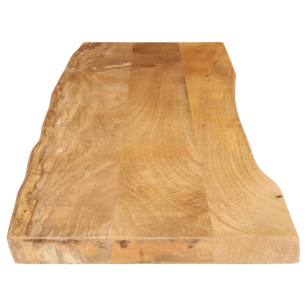 vidaXL Blat stołu, 160x40x2,5 cm, naturalna krawędź, lite drewno mango