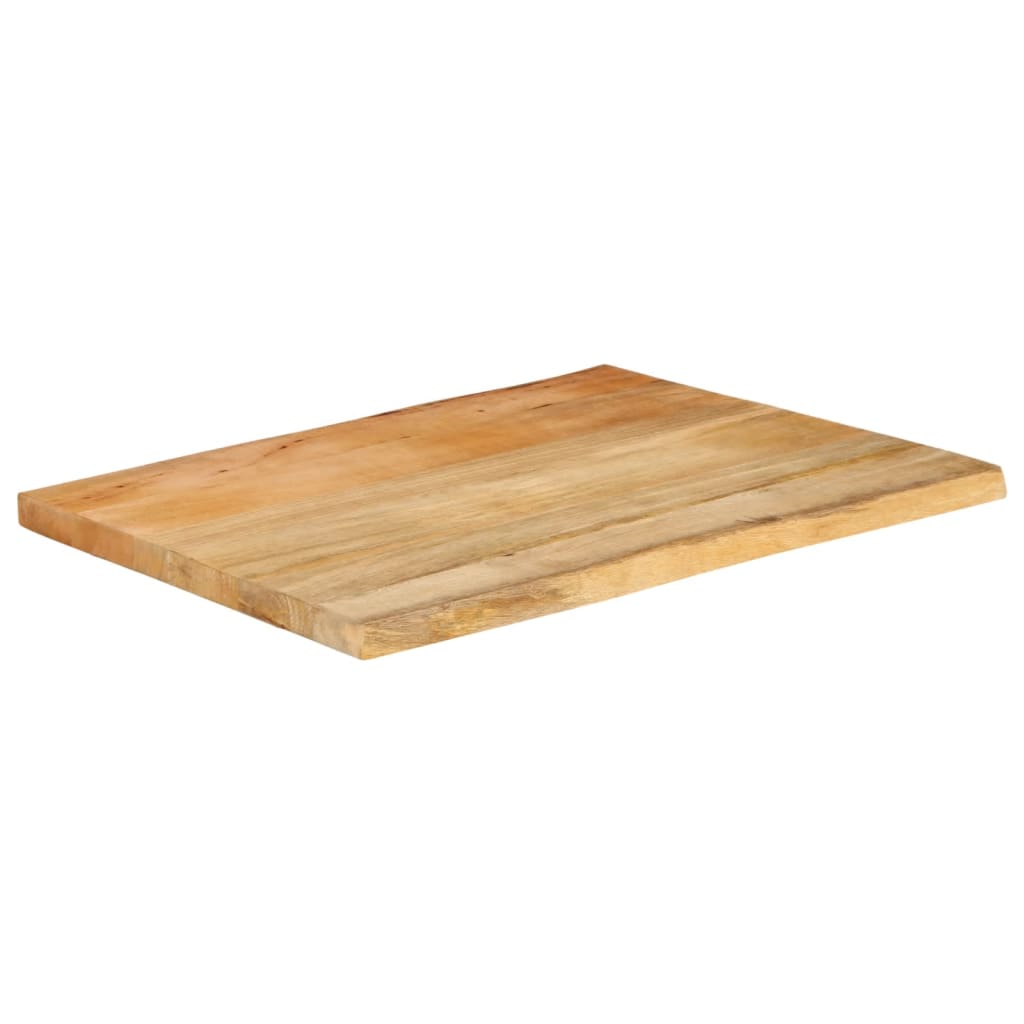 vidaXL Blat stołu, 90x60x2,5 cm, naturalna krawędź, lite drewno mango