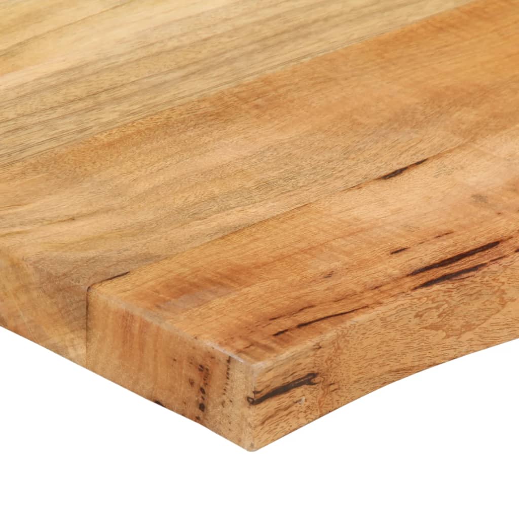 vidaXL Blat stołu, 100x60x2,5 cm, naturalna krawędź, lite drewno mango