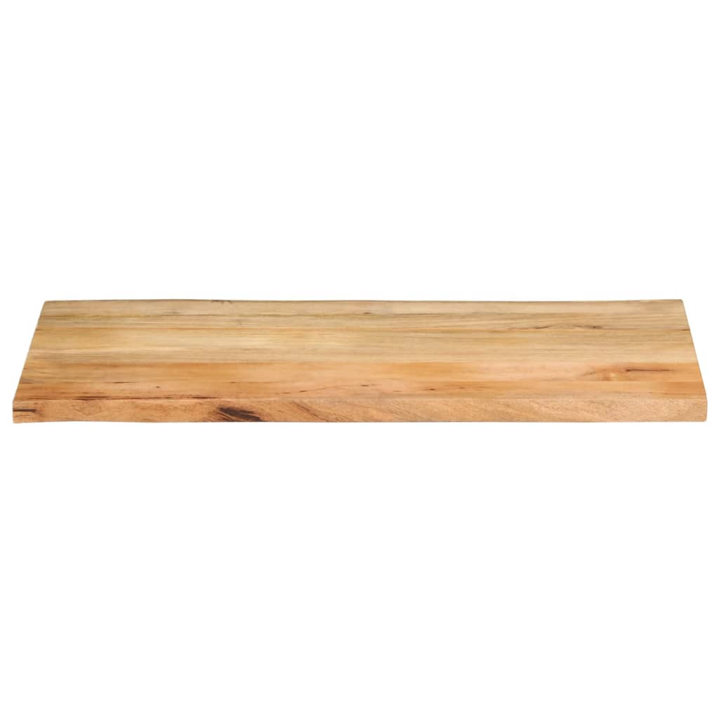 vidaXL Blat stołu, 120x60x2,5 cm, naturalna krawędź, lite drewno mango
