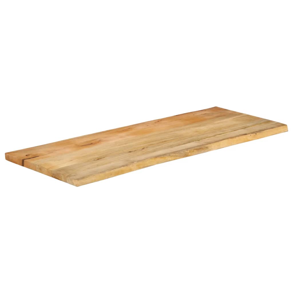 vidaXL Blat stołu, 140x60x2,5 cm, naturalna krawędź, lite drewno mango