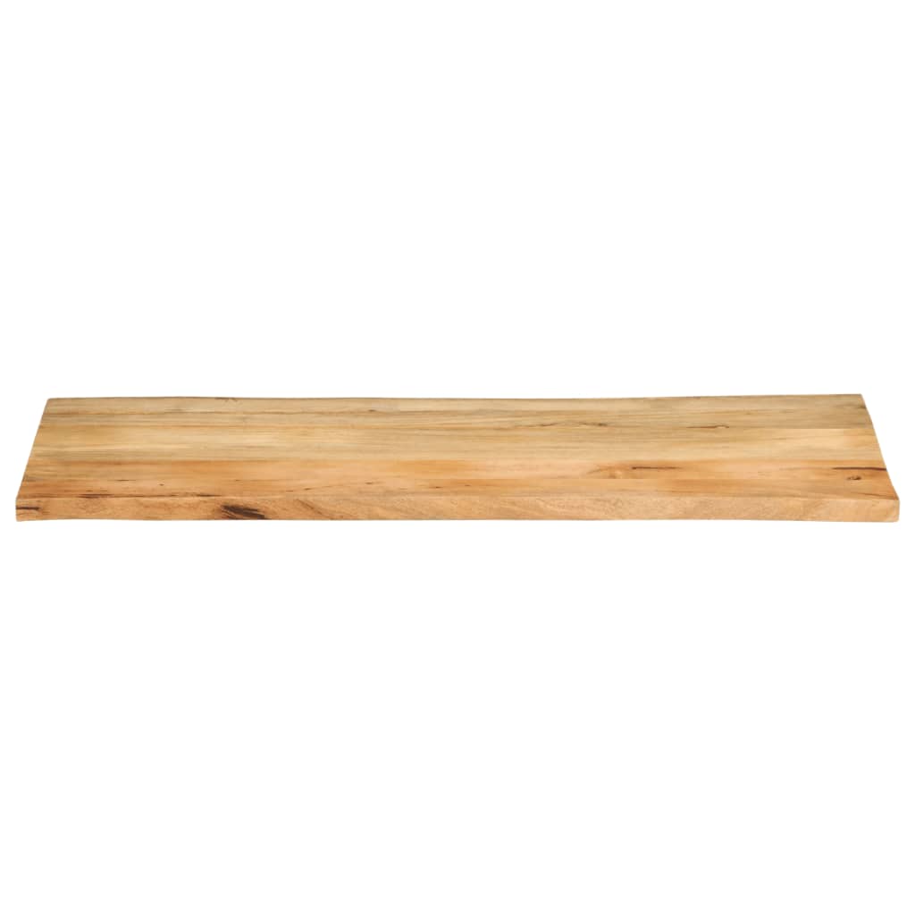 vidaXL Blat stołu, 140x60x2,5 cm, naturalna krawędź, lite drewno mango