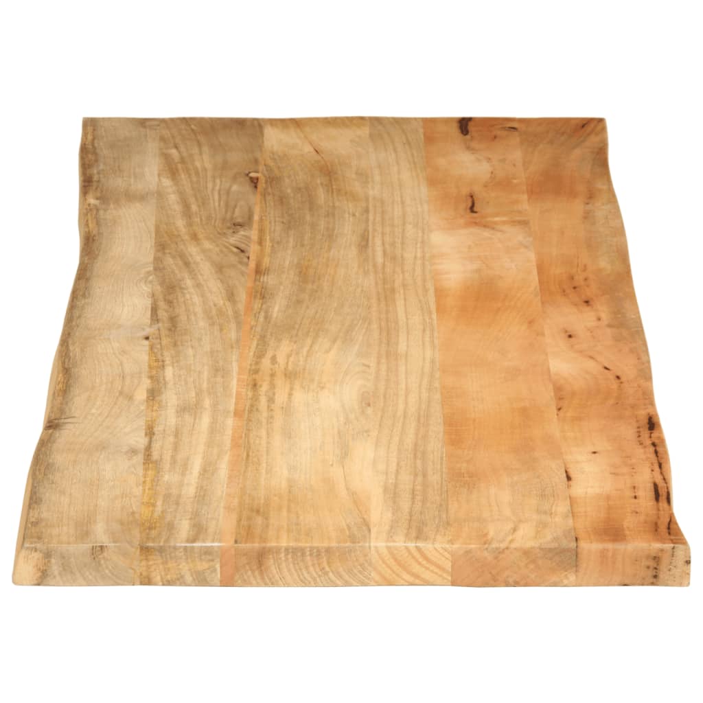 vidaXL Blat stołu, 140x60x2,5 cm, naturalna krawędź, lite drewno mango