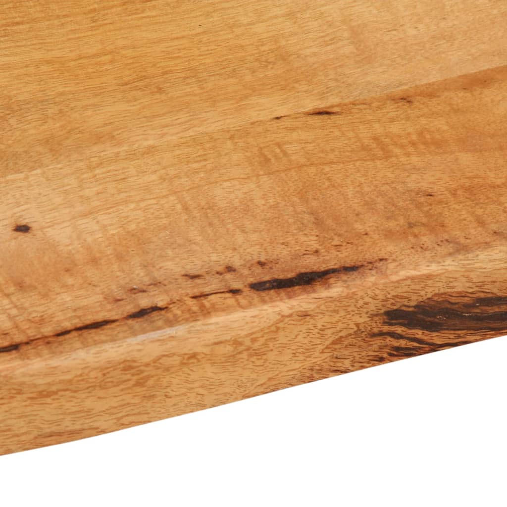 vidaXL Blat stołu, 80x80x2,5 cm, naturalna krawędź, lite drewno mango