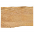 vidaXL Blat stołu, 50x40x3,8 cm, naturalna krawędź, lite drewno mango