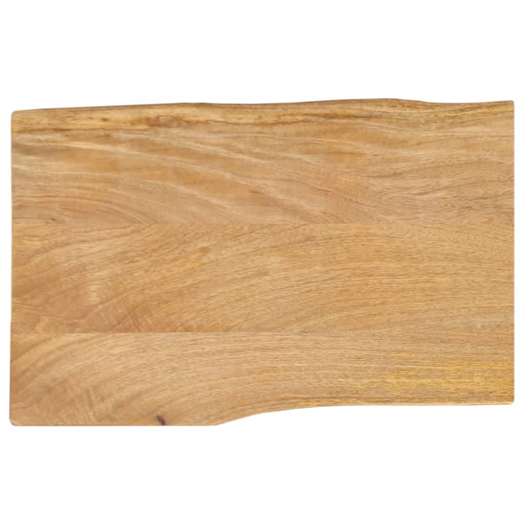 vidaXL Blat stołu, 50x40x3,8 cm, naturalna krawędź, lite drewno mango