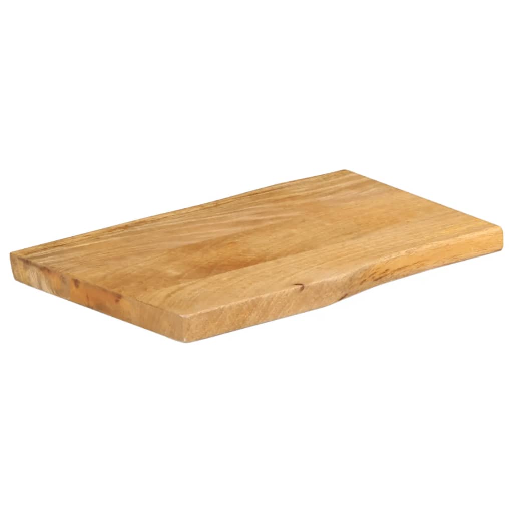vidaXL Blat stołu, 50x40x3,8 cm, naturalna krawędź, lite drewno mango