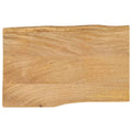vidaXL Blat stołu, 60x40x3,8 cm, naturalna krawędź, lite drewno mango