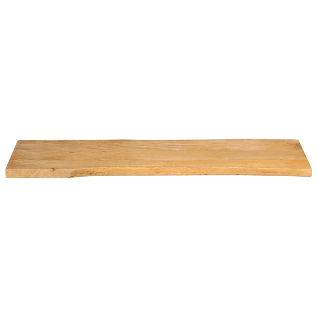 vidaXL Blat stołu, 140x40x3,8 cm, naturalna krawędź, lite drewno mango