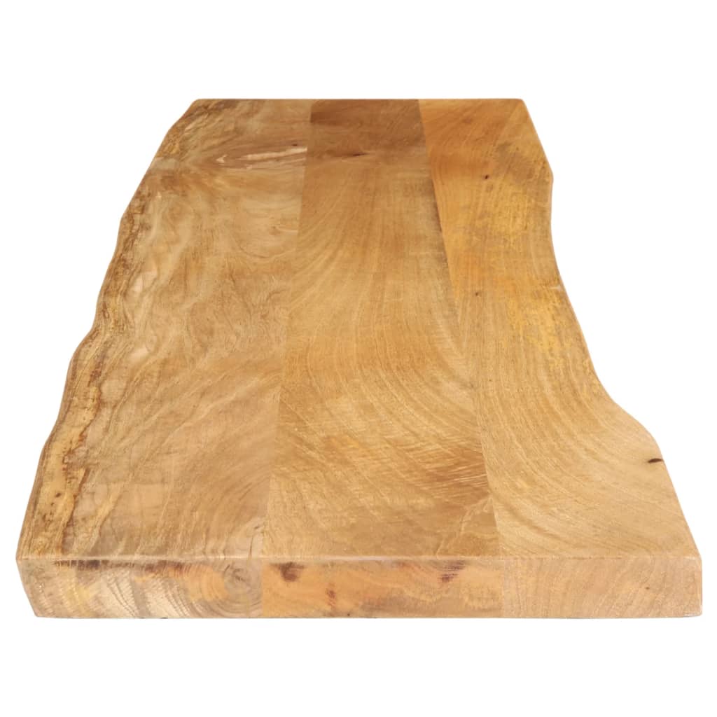vidaXL Blat stołu, 160x40x3,8 cm, naturalna krawędź, lite drewno mango
