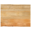 vidaXL Blat stołu, 70x60x3,8 cm, naturalna krawędź, lite drewno mango
