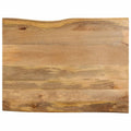 vidaXL Blat stołu, 90x80x3,8 cm, naturalna krawędź, lite drewno mango