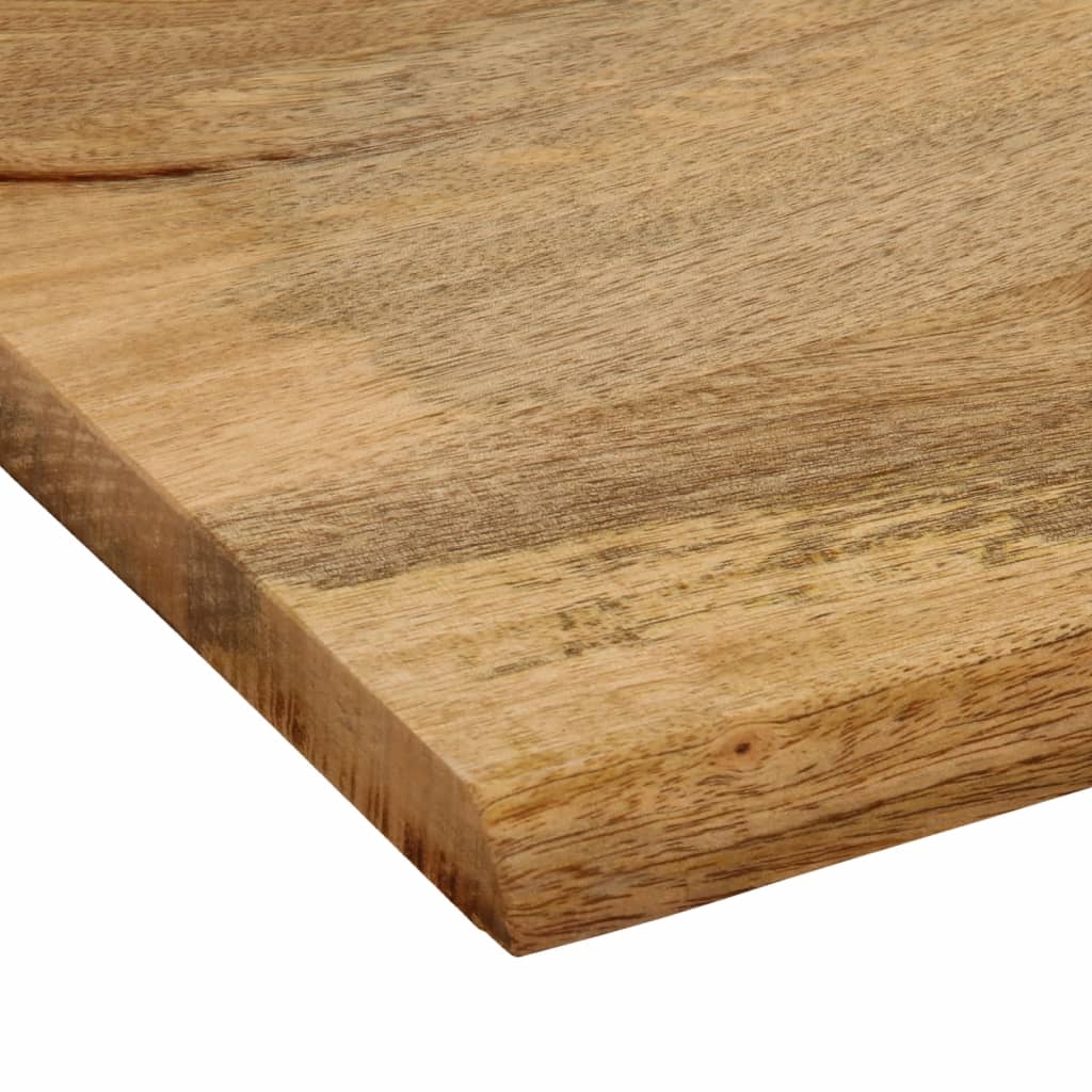 vidaXL Blat stołu, 90x80x3,8 cm, naturalna krawędź, lite drewno mango