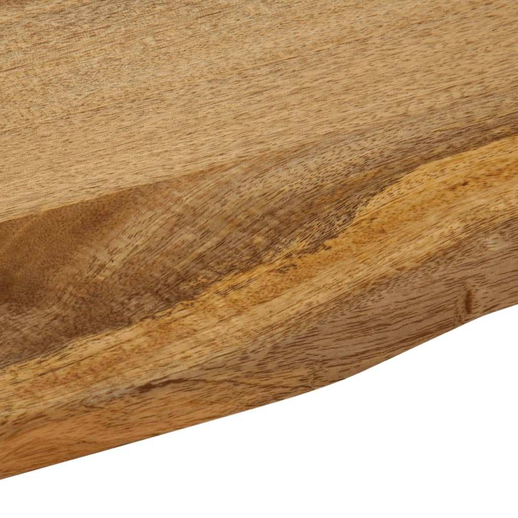 vidaXL Blat stołu, 90x80x3,8 cm, naturalna krawędź, lite drewno mango