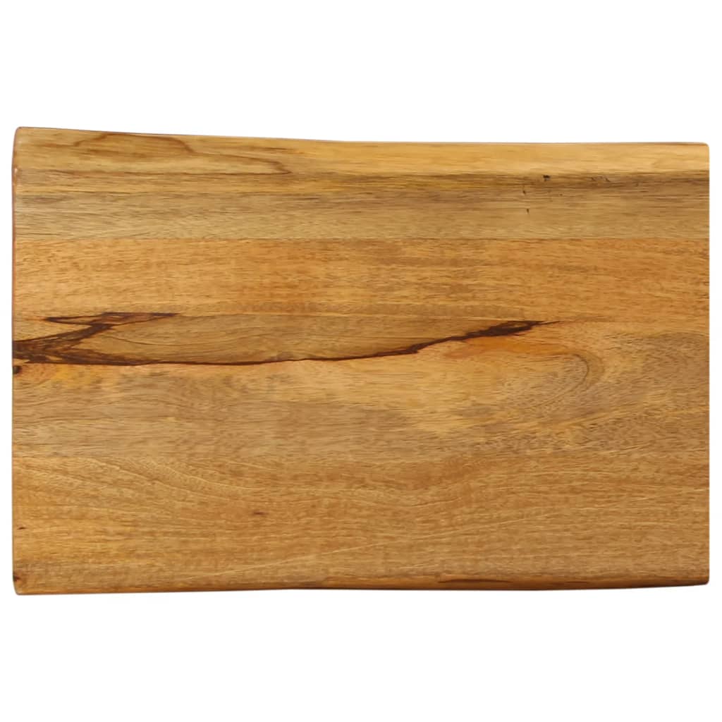 vidaXL Blat stołu, 50x40x2,5 cm, naturalna krawędź, lite drewno mango